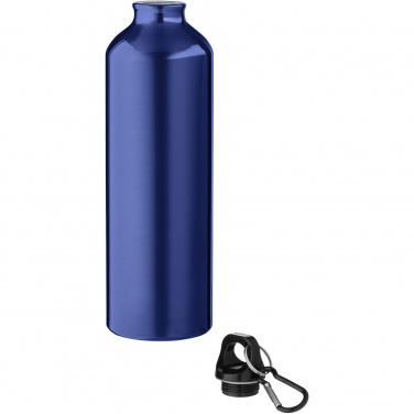 Logotrade Werbegeschenke das Foto: Oregon 770 ml Aluminium Trinkflasche mit Karabinerhaken