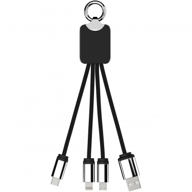 Logotrade Firmengeschenke das Foto: SCX.design C15 Quatro Ladekabel mit Leuchtlogo