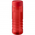 H2O Active® Eco Treble 750 ml Sportflasche mit Drehdeckel, Rot / Rot