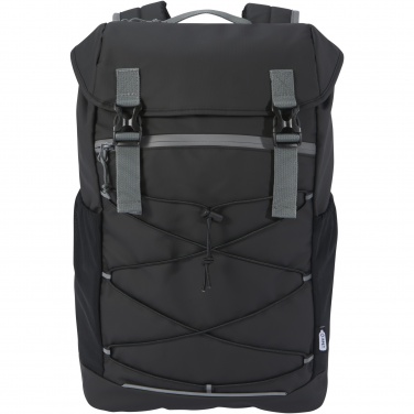 Logotrade Firmengeschenke das Foto: Aqua 15,6" GRS recycelter wasserabweisender Laptop-Rucksack 23 L