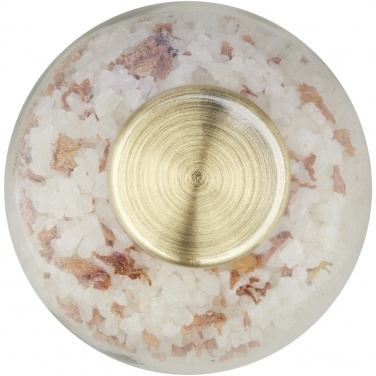 Logotrade werbemittel das Foto: Wellmark Just Relax Badesalz mit Rosenduft, 500 ml