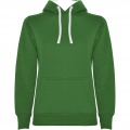 Urban Kapuzenpullover für Damen, Kellygrün / Weiß