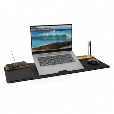 Logotrade werbemittel das Foto: Impact AWARE RPET faltbare Desk-Organizer mit Laptop-Ständer
