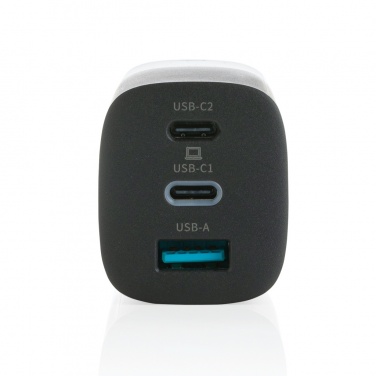 Logotrade Werbegeschenke das Foto: Philips 65W Ultra-Schnell-PD 3-Port-USB-Wandladegerät