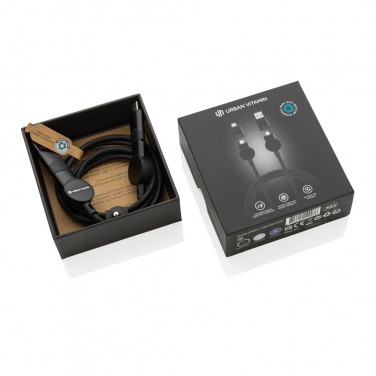 Logotrade Logogeschenke das Foto: Oakland RCS rKunststoff 1,2m 6-in-1 Fast-Charging 45W Kabel