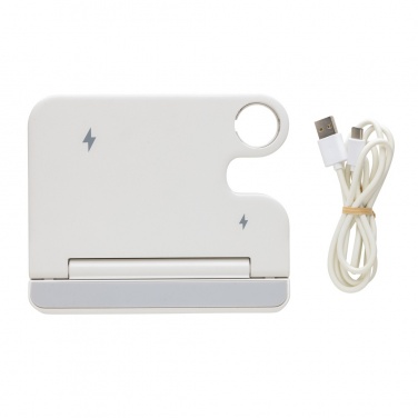 Logotrade Firmengeschenke das Foto: Joltz dual 15W-Ladegerät aus RCS rec. ABS mit iWatch-Slot