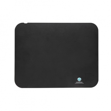 Logotrade Werbeartikel das Foto: Swiss Peak 15W 3-in-1 Lade-Mauspad aus RCS recyceltem PU