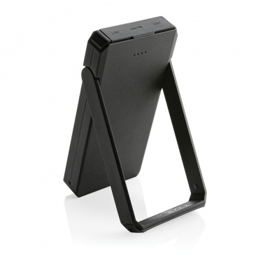 Logotrade Werbeartikel das Foto: Skywave 10000mAh Solarpowerbank aus RCS recycelt. Kunststoff