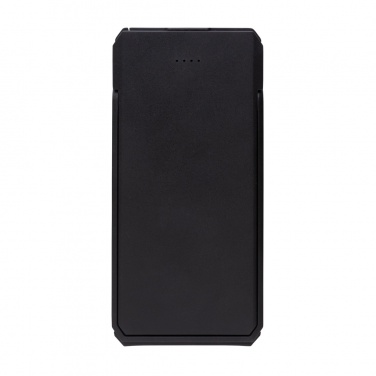 Logotrade Firmengeschenke das Foto: Skywave 10000mAh Solarpowerbank aus RCS recycelt. Kunststoff
