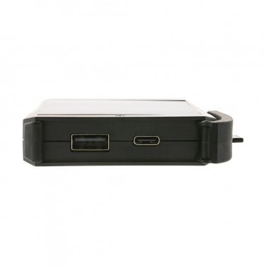 Logotrade werbemittel das Foto: Skywave 5000mah Solar Powerbank, 10W Wireless aus rPlastik