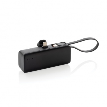 Logotrade Firmengeschenke das Foto: Powerlink 3000mah iOS-Connector Powerbank aus RCS rPlastic
