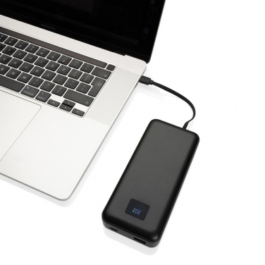 Logotrade Firmengeschenke das Foto: Gridley 20.000mAh 65W Laptop Powerbank aus RCS rPlastik