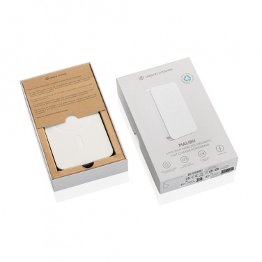 Logotrade Werbeartikel das Foto: Urban Vitamin Malibu 5.000mAh Powerbank aus RCS Plastik/Alu
