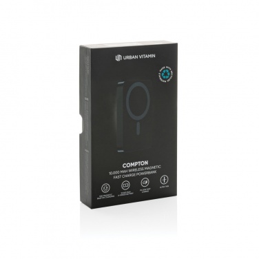 Logotrade werbemittel das Foto: Urban Vitamin Compton 10000mAh Powerbank aus RCS Plastik/Alu