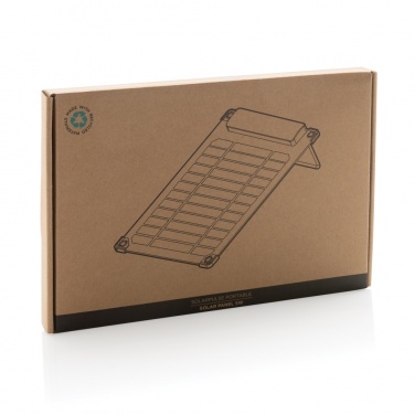 Logotrade Firmengeschenke das Foto: Solarpulse 5W tragbares Solarmodul aus RCS rPlastik