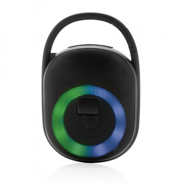 Logotrade Firmengeschenke das Foto: Lightboom 5W Clip-Lautsprecher aus RCS recyceltem Kunststoff
