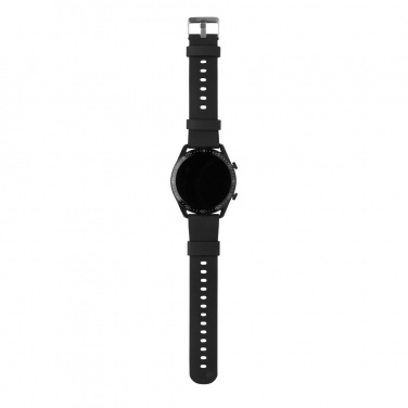 Logotrade werbemittel das Foto: Runde Fit Watch aus RCS recyceltem TPU