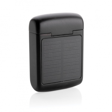 Logotrade Firmengeschenke das Foto: Skywave Solar-Kopfhörer aus RCS recyceltem Kunststoff