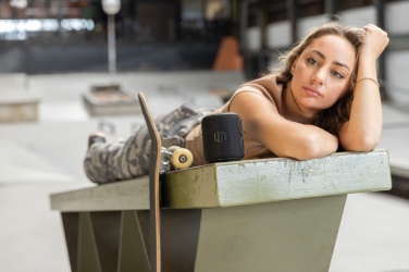 Logotrade Werbeartikel das Foto: Urban Vitamin Palmdale 16W IPX 7 Speaker aus RCS rPlastik