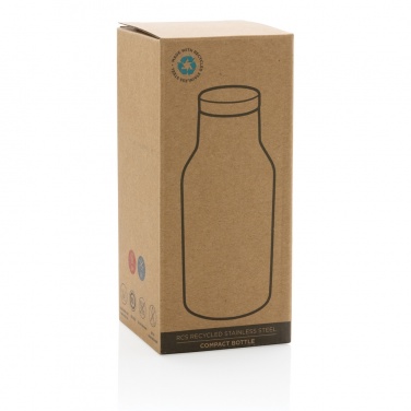 Logotrade Geschäftsgeschenke das Foto: RCS recycelte Stainless Steel Kompakt-Flasche