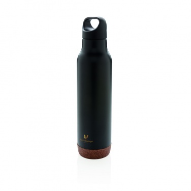 Logotrade Geschäftsgeschenke das Foto: Auslaufsichere Vakuum-Flasche mit Kork