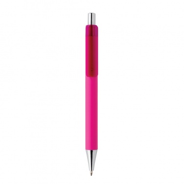 Logotrade Geschäftsgeschenke das Foto: X8 Stift mit Smooth-Touch
