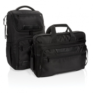 Logotrade Logogeschenke das Foto: Swiss Peak RPET Voyager RFID 15.6" Laptoptasche