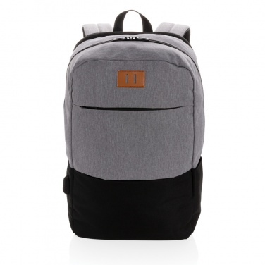 Logotrade Firmengeschenke das Foto: Moderner 15.6" USB & RFID Laptop-Rucksack, PVC-frei