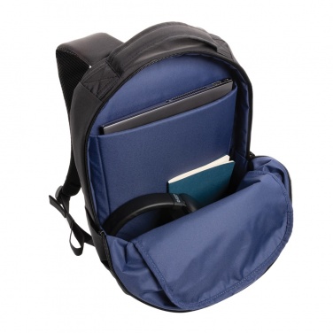Logotrade Werbegeschenke das Foto: Swiss Peak Brooke AWARE™ 15,6" Laptop-Rucksack aus rPET