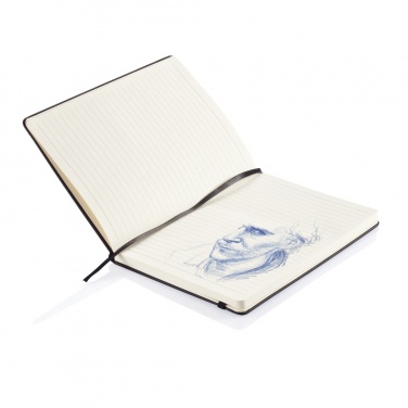 Logotrade Werbegeschenke das Foto: Deluxe Hardcover PU A5 Notizbuch