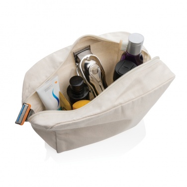 Logotrade Geschäftsgeschenke das Foto: Impact Aware™ 285g/m² Kosmetiktasche aus ungefärbtem Canvas