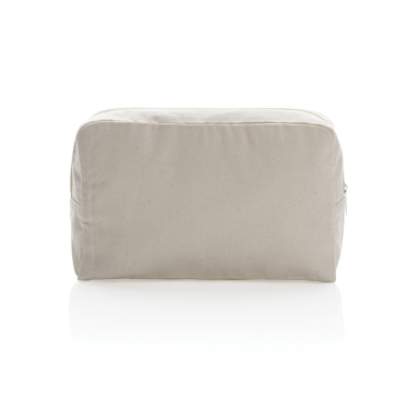 Logotrade Geschäftsgeschenke das Foto: Impact Aware™ 285g/m² Kosmetiktasche aus ungefärbtem Canvas