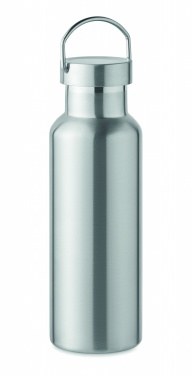 Logotrade Geschäftsgeschenke das Foto: Doppelwandige Flasche 500 ml
