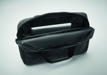Logotrade Geschäftsgeschenke das Foto: 13" Laptop Tasche RPET-Filz
