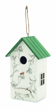 Logotrade Werbegeschenke das Foto: Vogelhäuschen Sperrholz