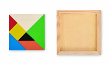 Logotrade Firmengeschenke das Foto: Tangram-Puzzle Holz