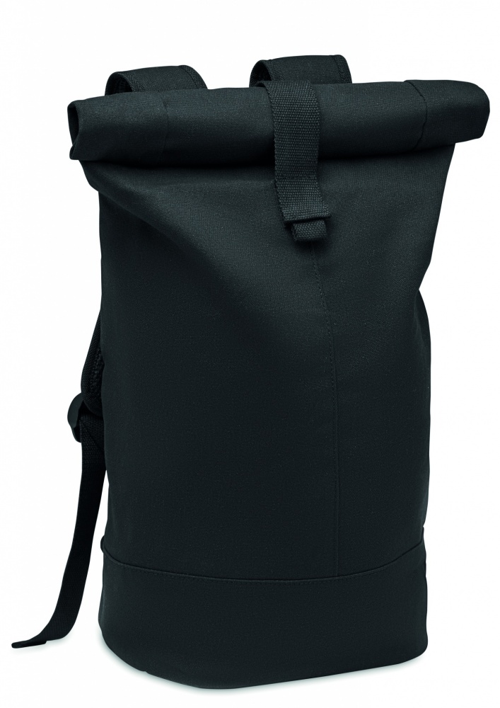 Logotrade Werbeartikel das Foto: Rolltop-Rucksack Canvas