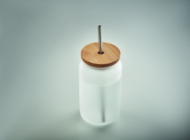 Logotrade Geschäftsgeschenke das Foto: Trinkglas Subli 400ml