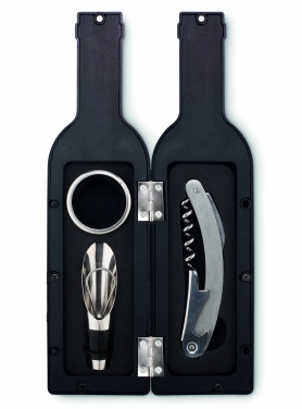 Logotrade Werbegeschenke das Foto: Wein-Set Flasche