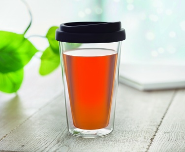 Logotrade werbemittel das Foto: Borosilikat Trinkglas 350ml