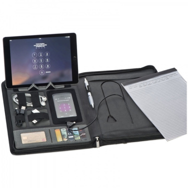 Logotrade werbemittel das Foto: Elda A4 Ordner mit Powerbank