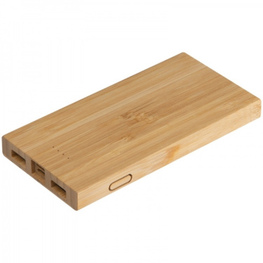 Logotrade Firmengeschenke das Foto: Bambus-Powerbank KATOWICE