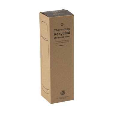 Logotrade Geschäftsgeschenke das Foto: Thermotop Midi RCS Recycled Steel 500 ml Thermoflasche
