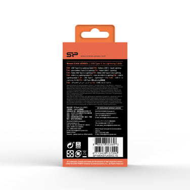 Logotrade Geschäftsgeschenke das Foto: DATENÜBERTRAGUNGSKABEL Boost Link Nylon LK50CL Typ C Lightning