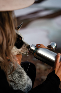 Logotrade Werbegeschenke das Foto: Black+Blum isolierte Wasserflasche klein, 500ml