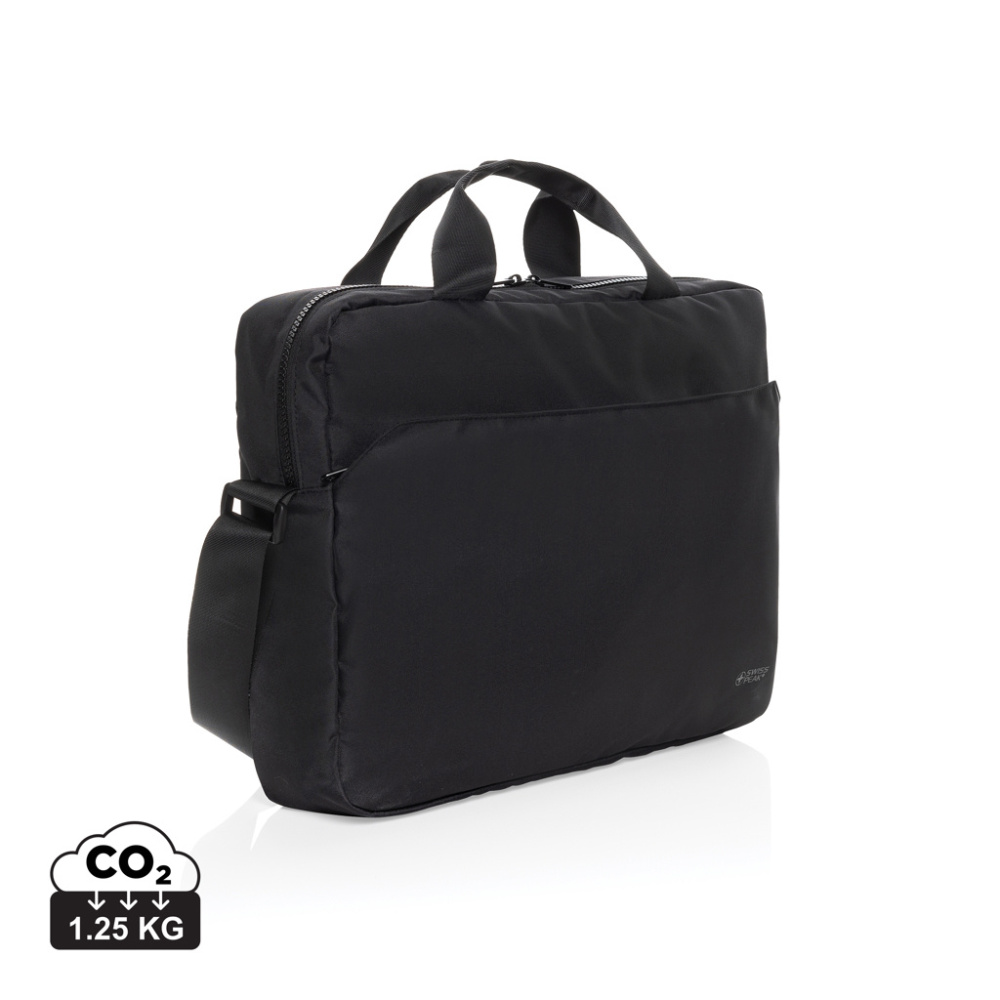 Logotrade Werbegeschenke das Foto: Swiss Peak Aware™ RPET Essential 15.6" Laptop Tasche