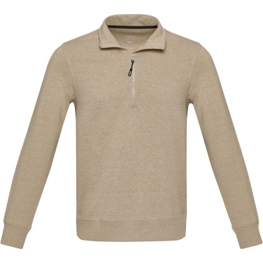 Logotrade Logogeschenke das Foto: Tin Aware™ Pullover mit Half-Zip Reißverschluss aus recyceltem Material Unisex
