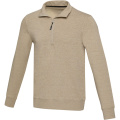 Tin Aware™ Pullover mit Half-Zip Reißverschluss aus recyceltem Material Unisex, Haferflocken
