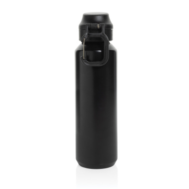 Logotrade Firmengeschenke das Foto: Via RCS Re-Steel Sportflasche mit Verschluss, 600ml