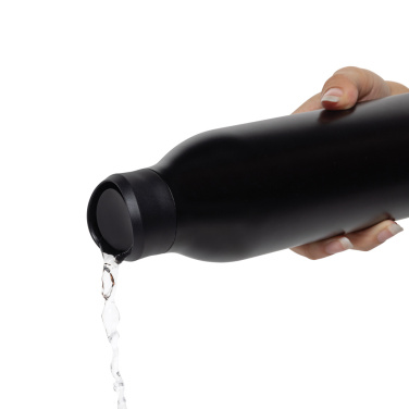 Logotrade Werbeartikel das Foto: Avira Alok 600ml Wasserflasche aus RCS rec. 360 Stahl